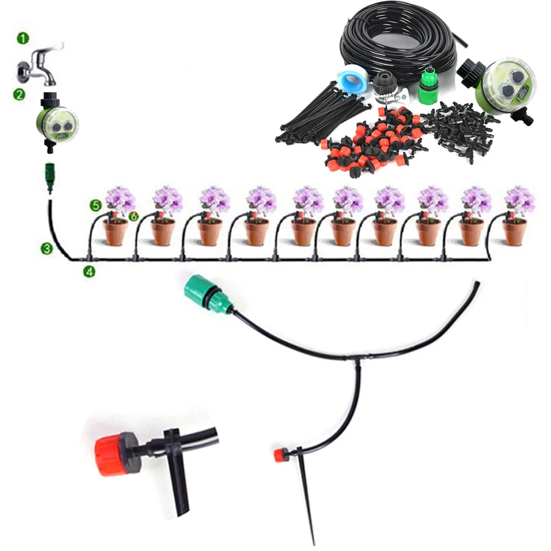 Collapsible Tank Self Watering System Gravity Drip Irrigation System