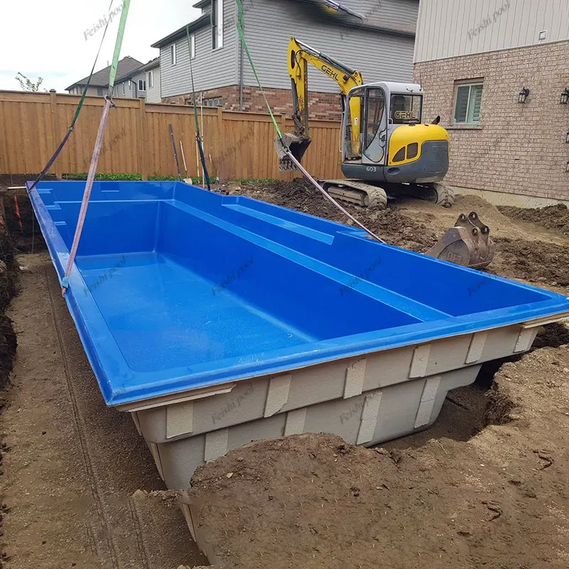 Splendid Customized Large Fiberglass Swimming Pools Luxurious Outdoor Spas for Commercial Family Use Pool Tools & Accessories