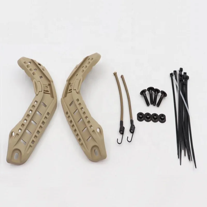 High Quality Tactical Helmet Side Rails Bracket Fast Hollow Helmet Side Rail