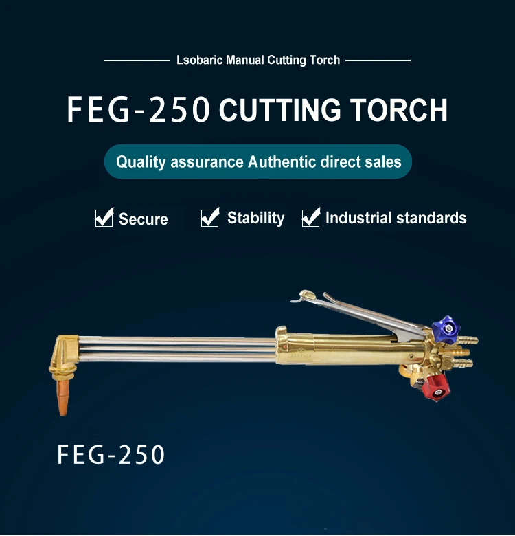 TKWeld FEG-250 Heavy-Duty Portable CO2 & Oxygen Acetylene Long-Handled Welding Torch with Double Switch and 54V Input factory