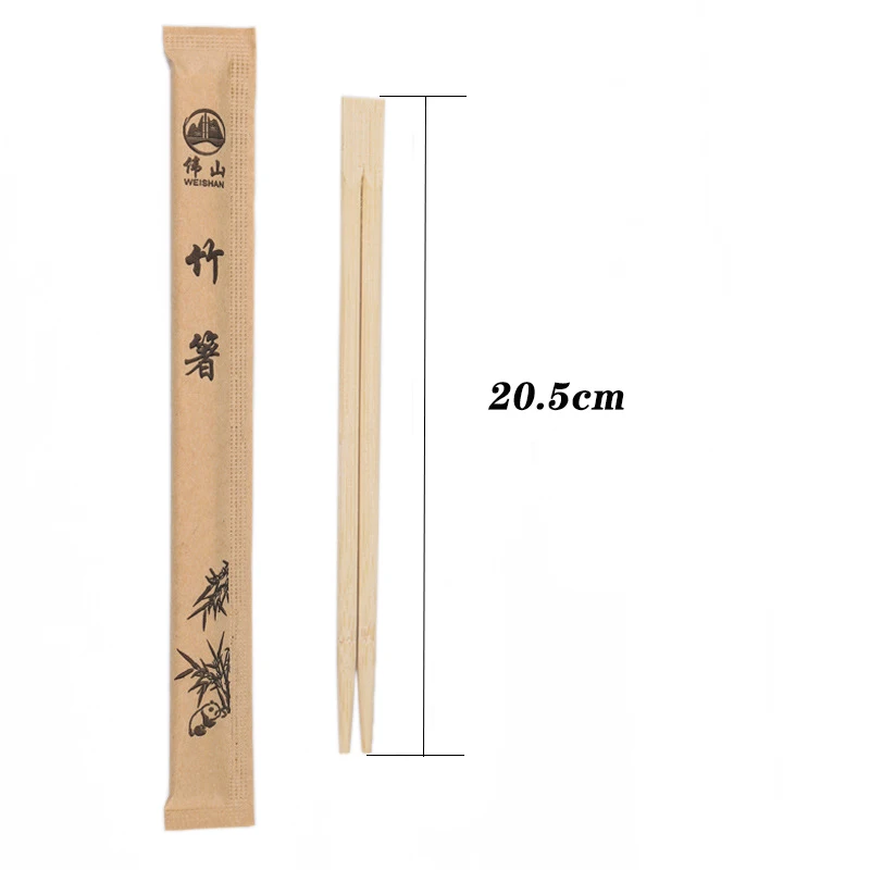 sushi chopsticks disposable nature bamboo chopstick with custom logo