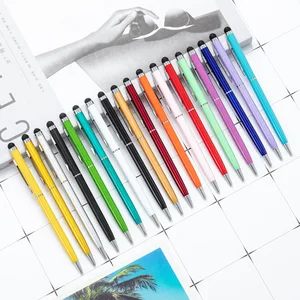Customized Office Multi-Function Metal for Stylus Pen Personalized Super Thin Ballpoint for Touch Screens Handwriting Universal