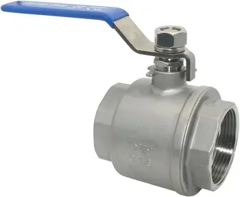 High Quality Rugged and Durable Hot Sale Stainless Steel Ball Valve Two-Piece High Flow Female Threaded Ball Valve Manufacturer