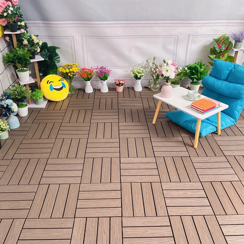 Hot Sell Wpc Decking Waterproof Floor Outdoor Deck Interlocking Wpc