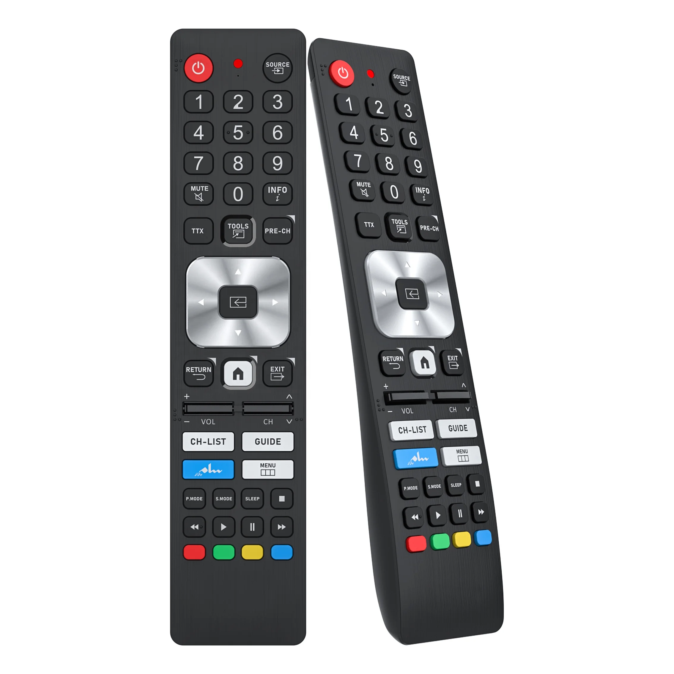 Reasonable Buttons 45keys Panorama Tv Box Remote Control for TV STB