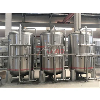 Automatic water treatment machinery water purification equipment R.O. system ultra filter for water bottling line