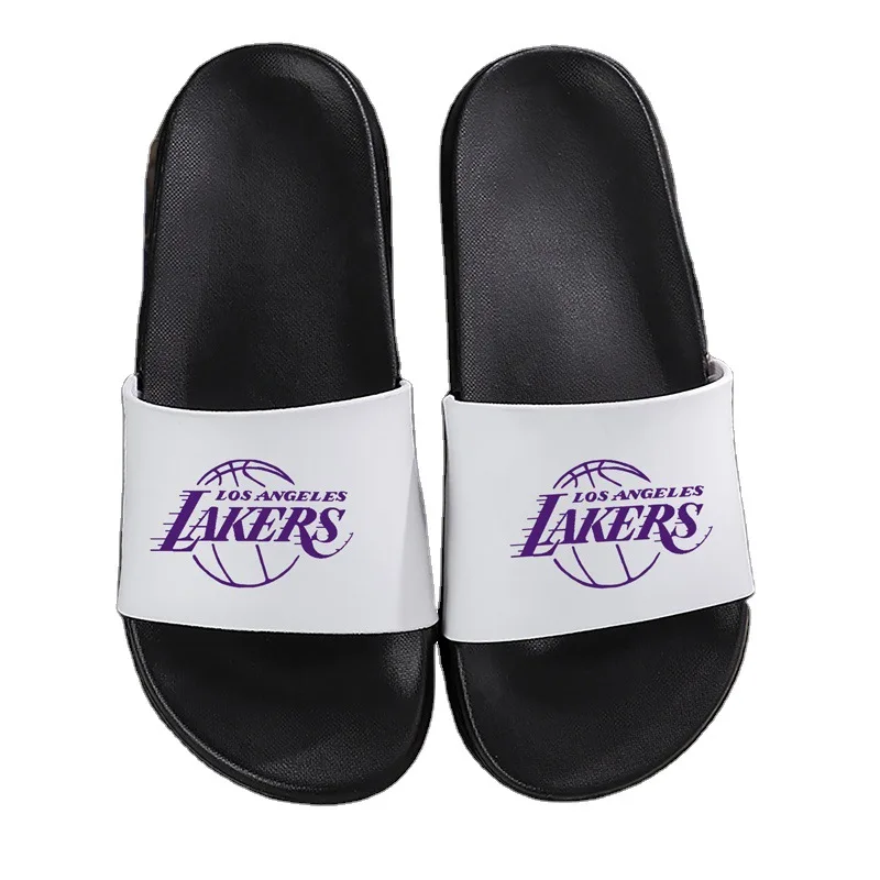 Мужские летние баскетбольные шлепанцы, мягкая подошва, Нескользящие, реактивные воины, звезды, пляжные сланцы