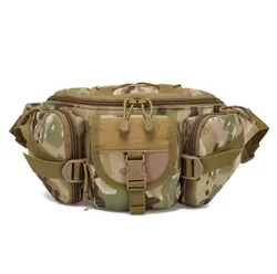 Tactical Fanny Pack Military Waist Bag Pack Hip Bum Bag with Adjustable Strap for Camping Hiking Hunting