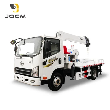 JQCM China New 6.3Ton Isuzu Trucks 5 Tons Truck Mounted Crane Mobile Truck Mounted Crane Price