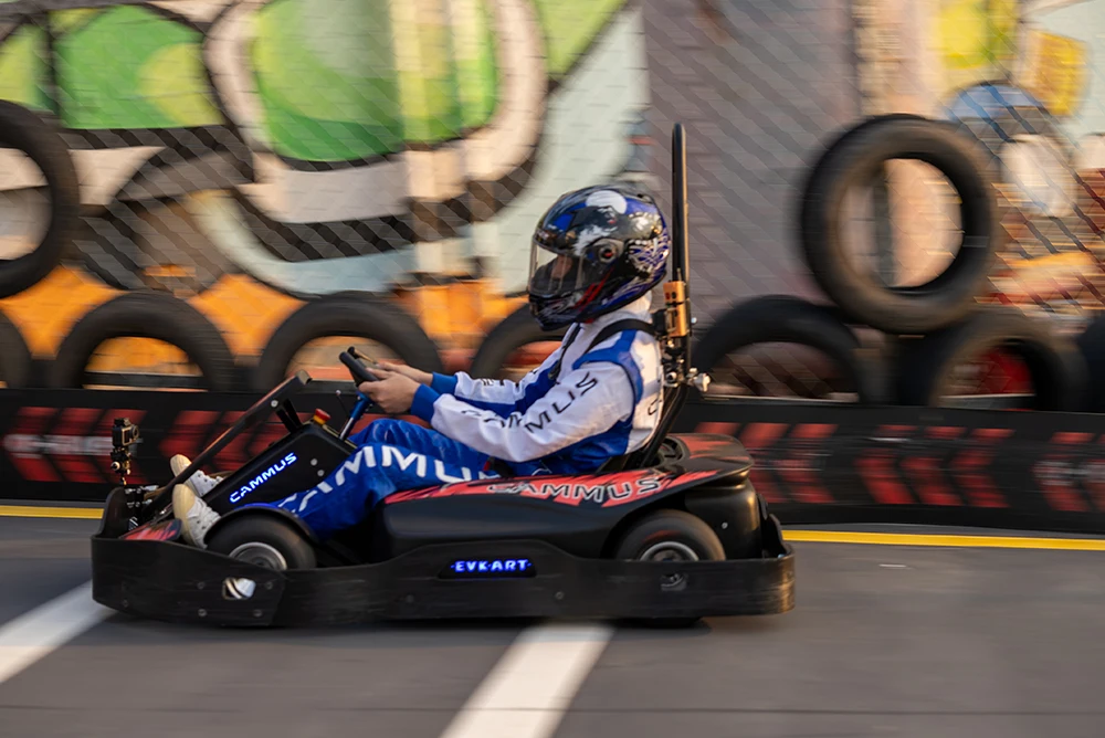 CAMMUS High Speed Go Karts Outdoor Racing Electric Go Kart for Kids and Adults
