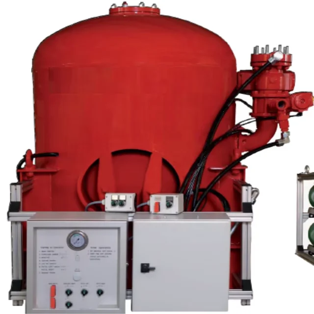 Dry powder system for firefighting vehicle dry powder system of firefighting vehivle