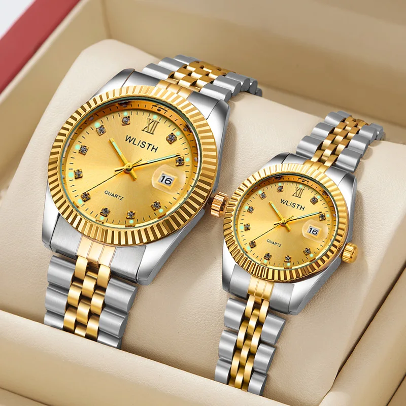 Gold best sale couple watch