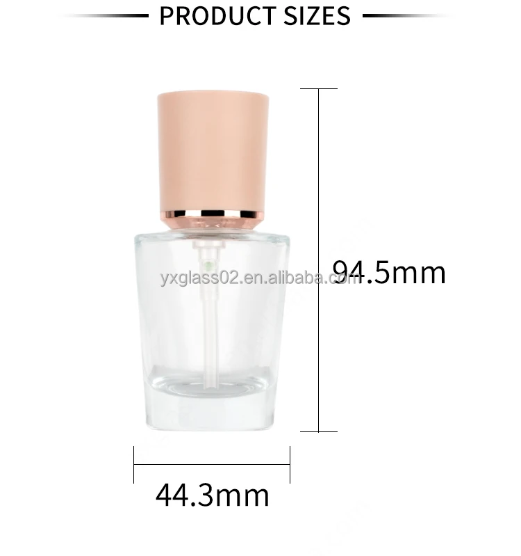 Custom makeup 30ml empty cosmetic packaging liquid foundation glass bottle with pump supplier