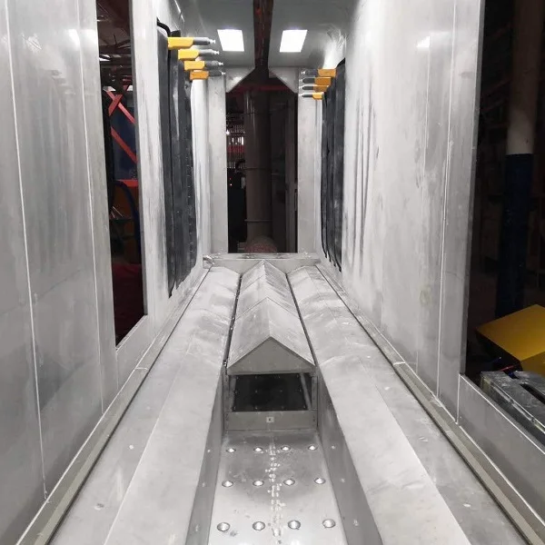 Multi Cyclone Filter Automatic Powder Coating Spray Booth