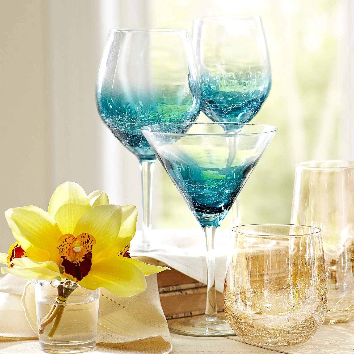 durable wine glasses Gilded Stemless Wine Glasses (Set of 2) Twine