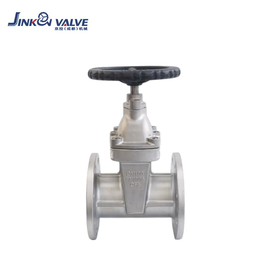 Manual Stainless Steel Non-Rising Stem Resilient Seated Gate Valve Soft Seal Corrosion-Resistant Stainless Steel Valve