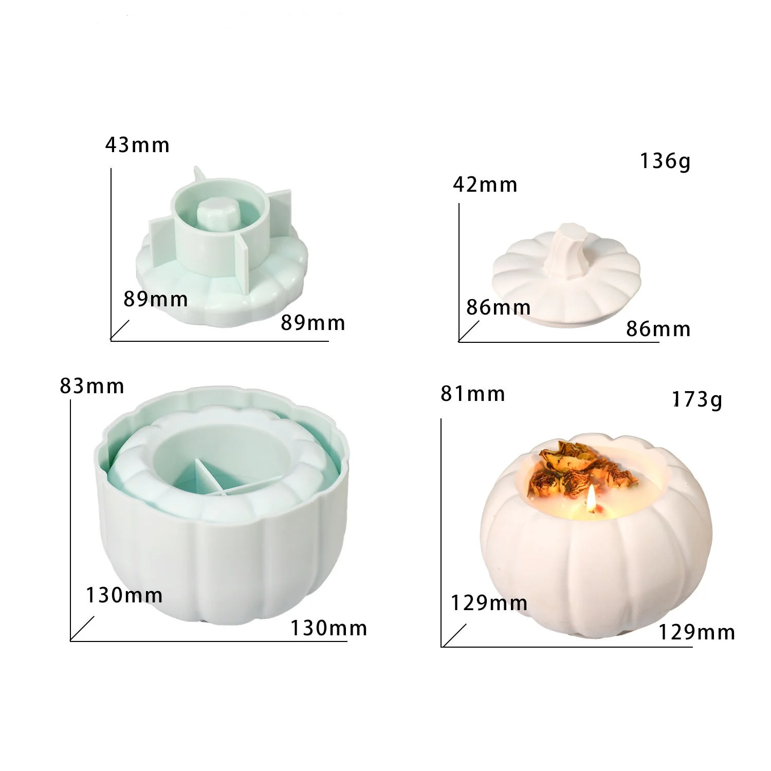 DIY Tropfen Leimform Halloween neue Krbis Aufbewahrung sbox Silikon form  Aroma therapie Gips Kerze| Alibaba.com