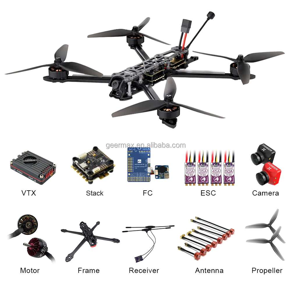 UAV Components for HSKRC MARK4 HD 5 6 7 Inches Carbon Fiber Frame Kits FPV Drone Racing Spare Parts MARK 4 HD 5inch 6inch 7inch