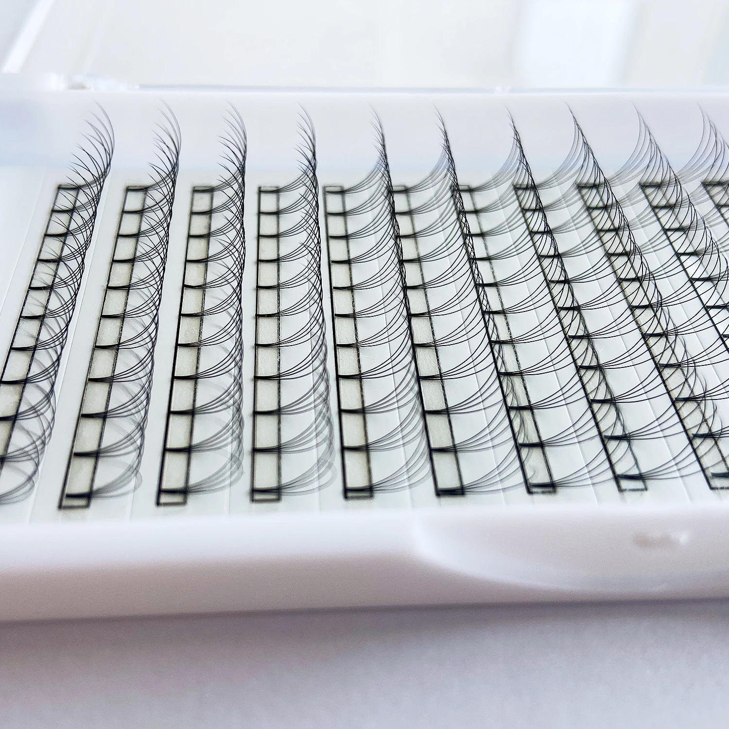 Частная торговая марка наращивание ресниц термоклейкие 4d 5d шелковые объемные
