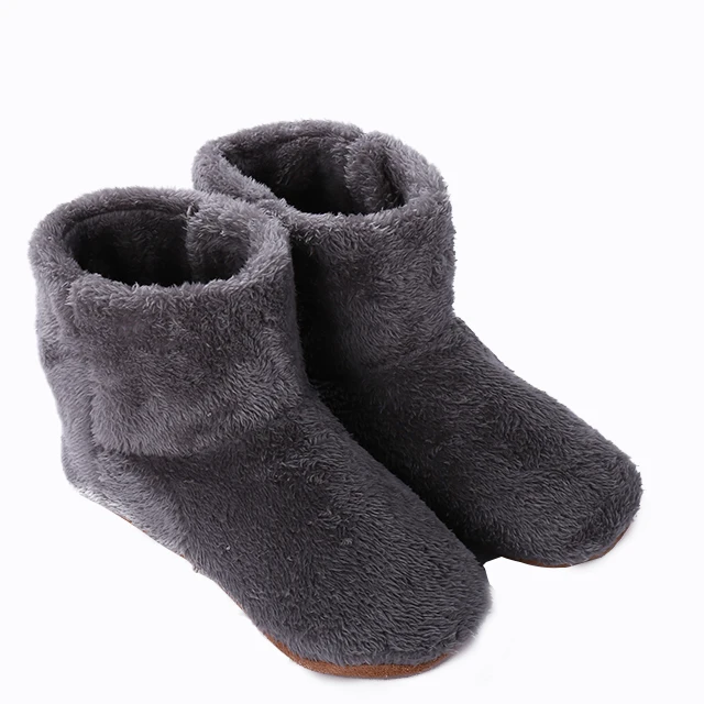 Professional China manufacturer Winter Warm Womens Mens Rechargeable Battery usb Power Heated Slippers Nonslip Heating Shoes