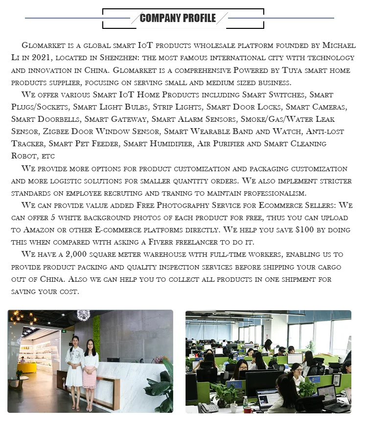 Glomarket Tuya Smart Wall Socket Eu Standard Alexa Voice Phone App