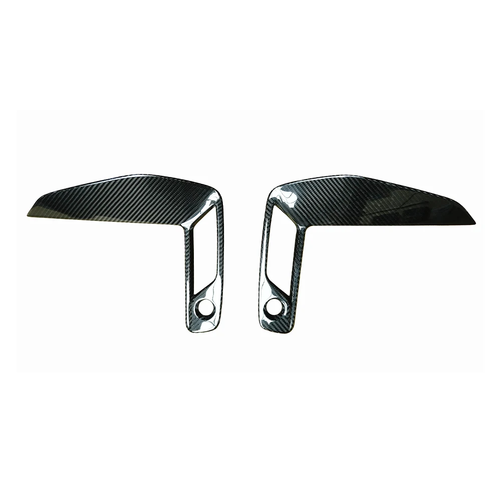 Dry Carbon Fiber Light Cover Front Fog Lamp Frame Body Kits For BMW 3 Series G20 G28 2023-UP