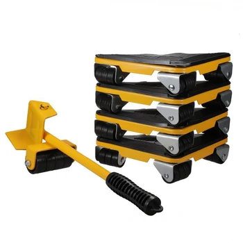 Rotary Cutter 5Pcs Portable Plastic Hand Tool Set Furniture Transport Lifter Slide Mover Rollers High load bearing