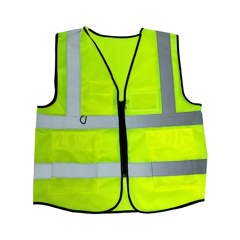 Worker Hi Vis Reflective Safety Vest With Logo Pocket New Product Worker Hi Vis Reflective Safety Vest With Logo Pocket