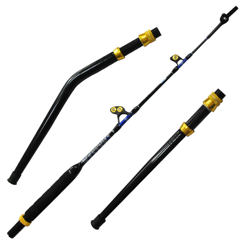 5ft fishing pole Lucana Magnum Ultra Lite Spinning Rod SKU 88400130 Power Fighter Tiger Telescopic Fishing