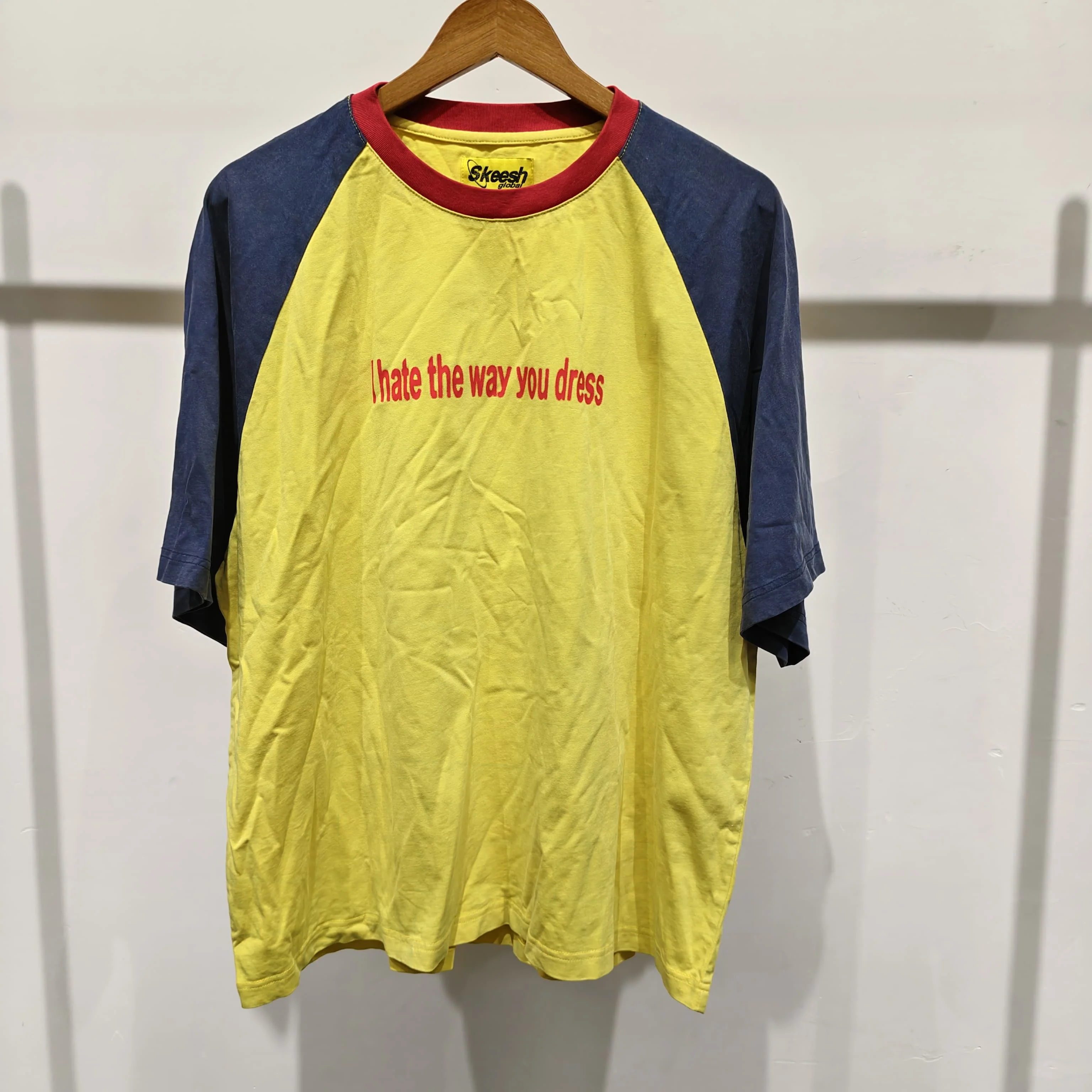 Custom Vintage Distressed Acid Washed Graphic Oversized Heavyweight Crop Boxy Mens Tshirt Manufacturering