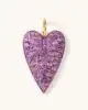 Pendentif coeur pêche