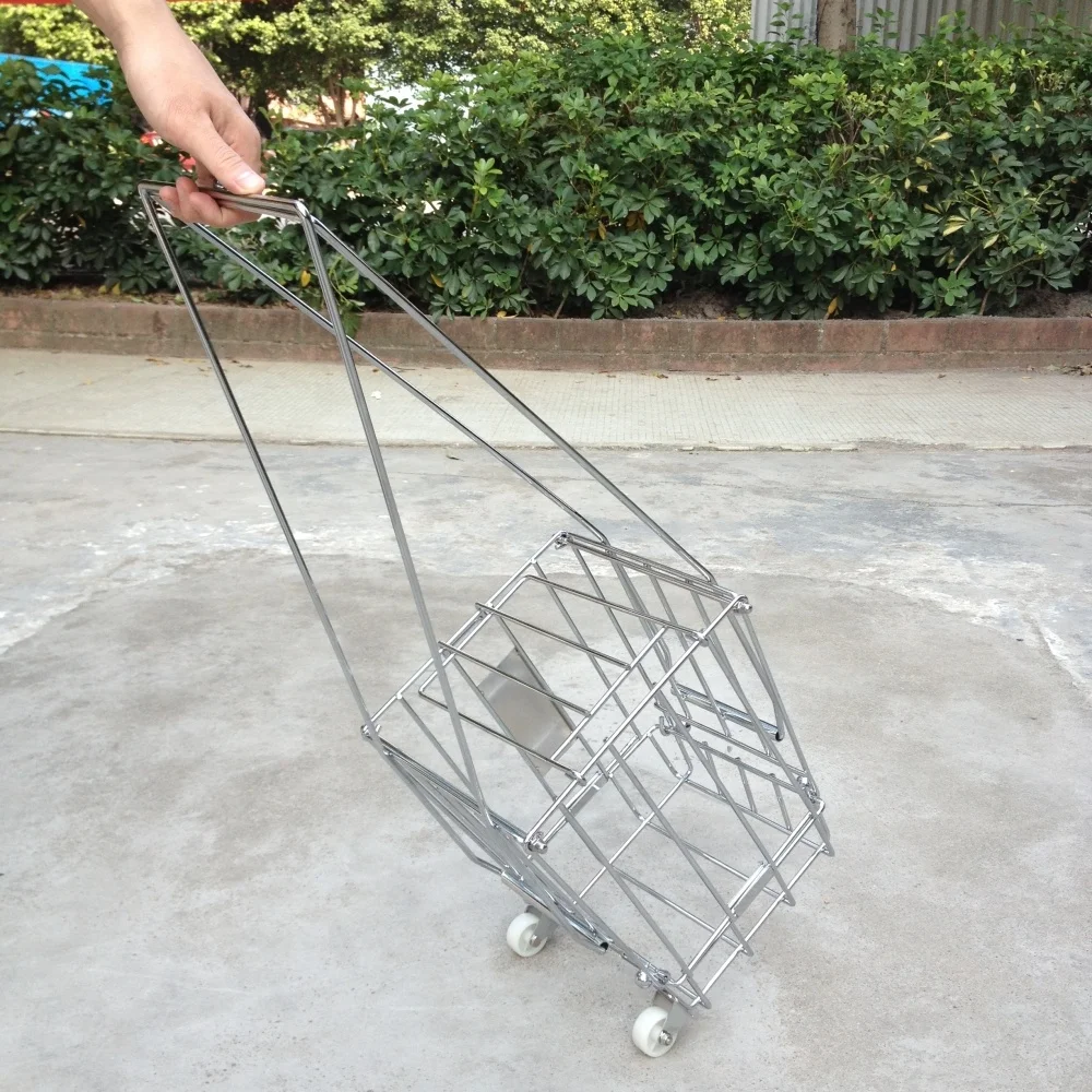 Профессиональная портативная металлическая тележка для теннисных мячей