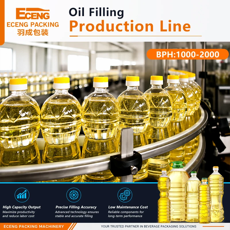 Eceng Packaging OF Series  Oil Filling Production Line 2000BPH