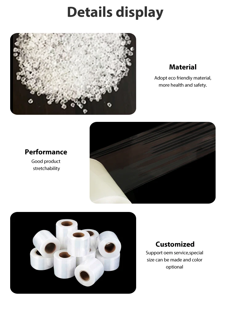 High Quality Clear Heat Shrink Plastic Film Airtight Packing Shrink Wrap Film Printable Lldpe Packing Film