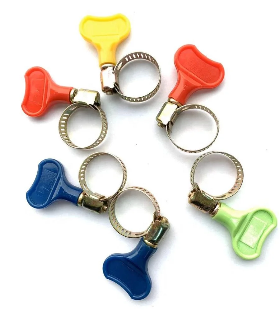 different size Plastic handle hose clamp /hose clip