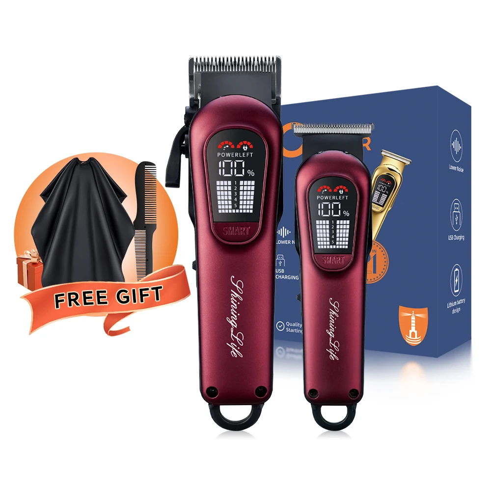 Populer Dua-dalam-Satu Alat Cukur Elektrik untuk Pria Set Gergaji Bolak-balik Pisau Stainless Steel untuk Penggunaan di Rumah dan Hotel Bahasa Inggris