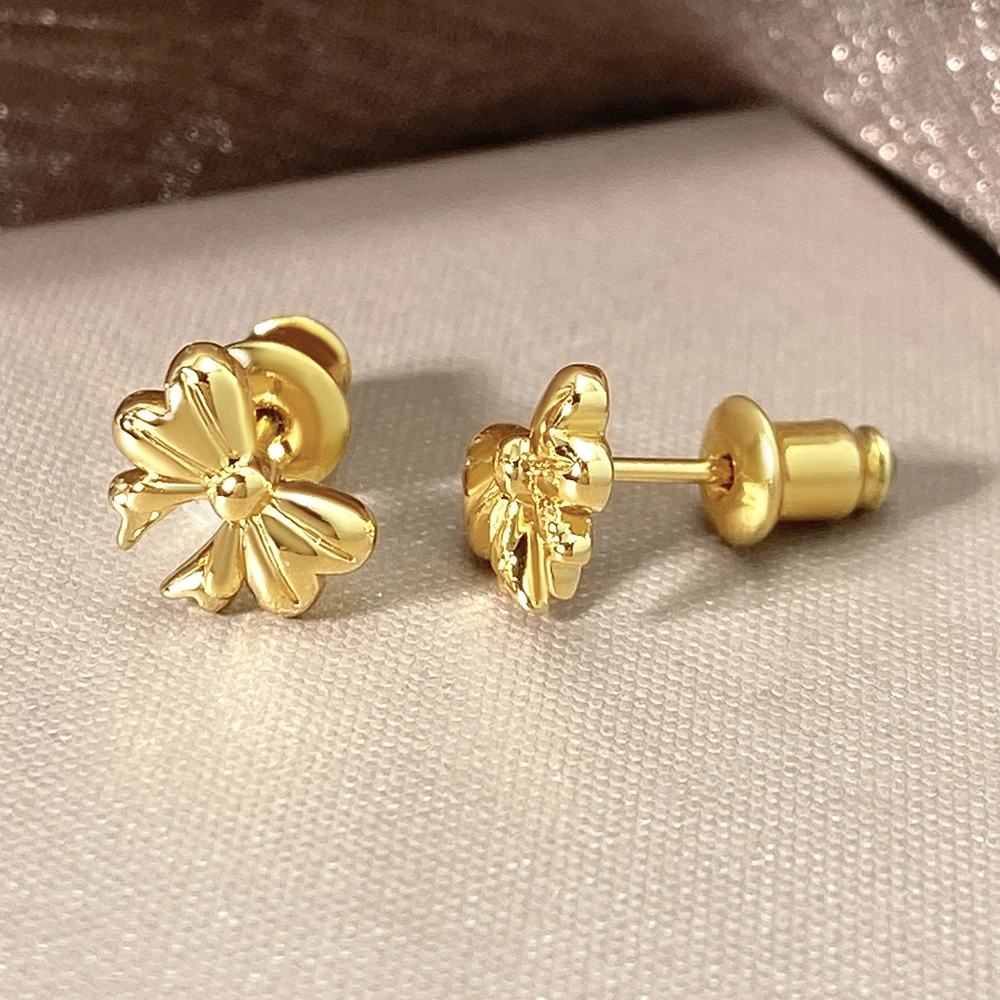 For Foxi Trendy Stud Earrings New Fashion Designer Jewelry Small