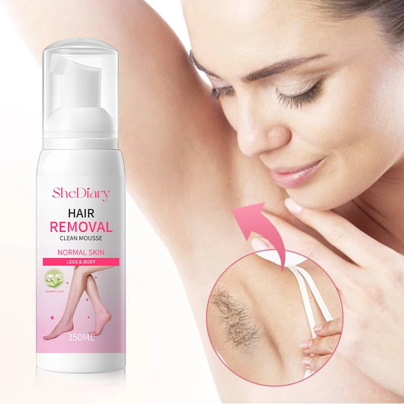 Custom Jasmine Hair Removal Mousse Permanent For Man Body Spray Hair Removal Spray