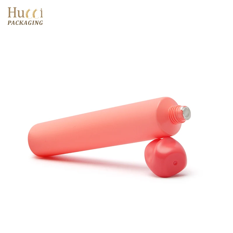 Custom 8oz 30-60ml Cosmetic Empty Soft Pink Squeeze Tube Packaging Body Hand Cream Lotion Tube with Screw Cap