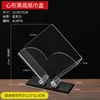 Standing black heart shape, 12.5*17cm