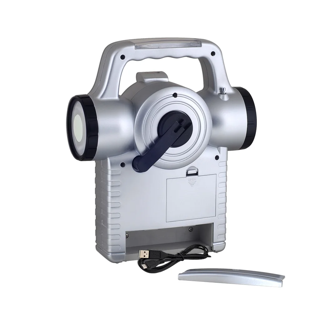 Японская маркировка, ручной фонарик на солнечных батареях, радио с зарядным устройством для сотового телефона, перезаряжаемое портативное радио со светодиодным индикатором