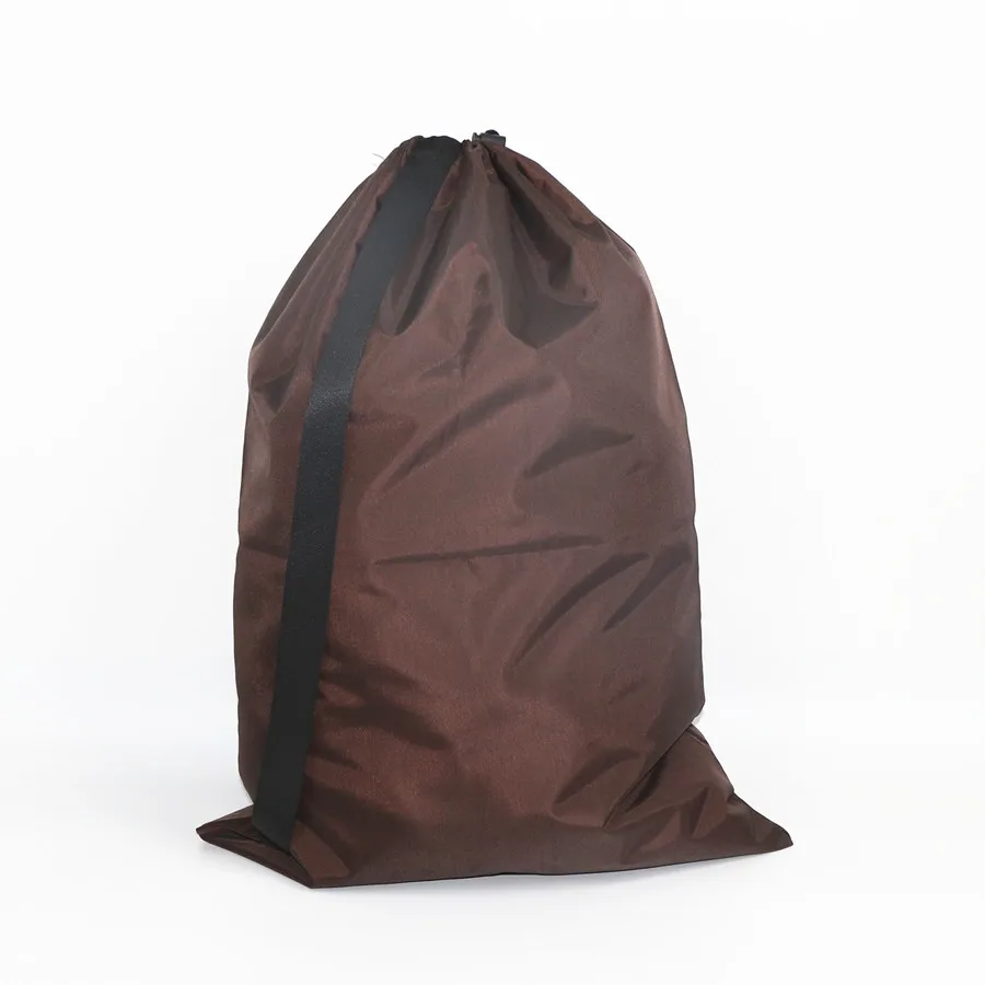 heavy duty commercial drawstring with shoulder strap laundry bag
