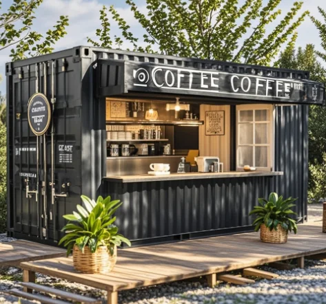 Modern Customizable 20ft Container Cafe Best Price for Your Own Coffee Shop manufacture