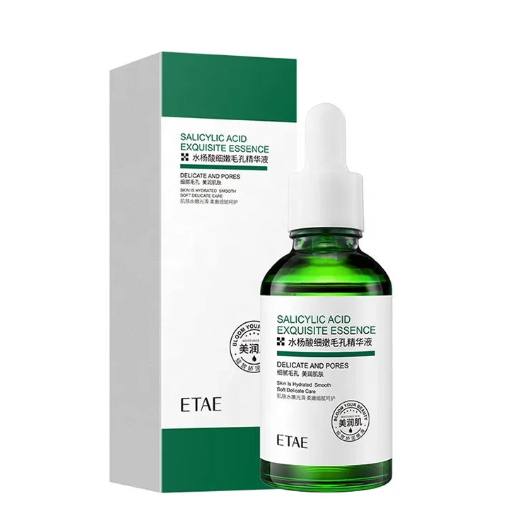 Private Label Remove Acne and Marks Firming Remove Black Head Shrink Pores Salicylic Acid Facial Serum