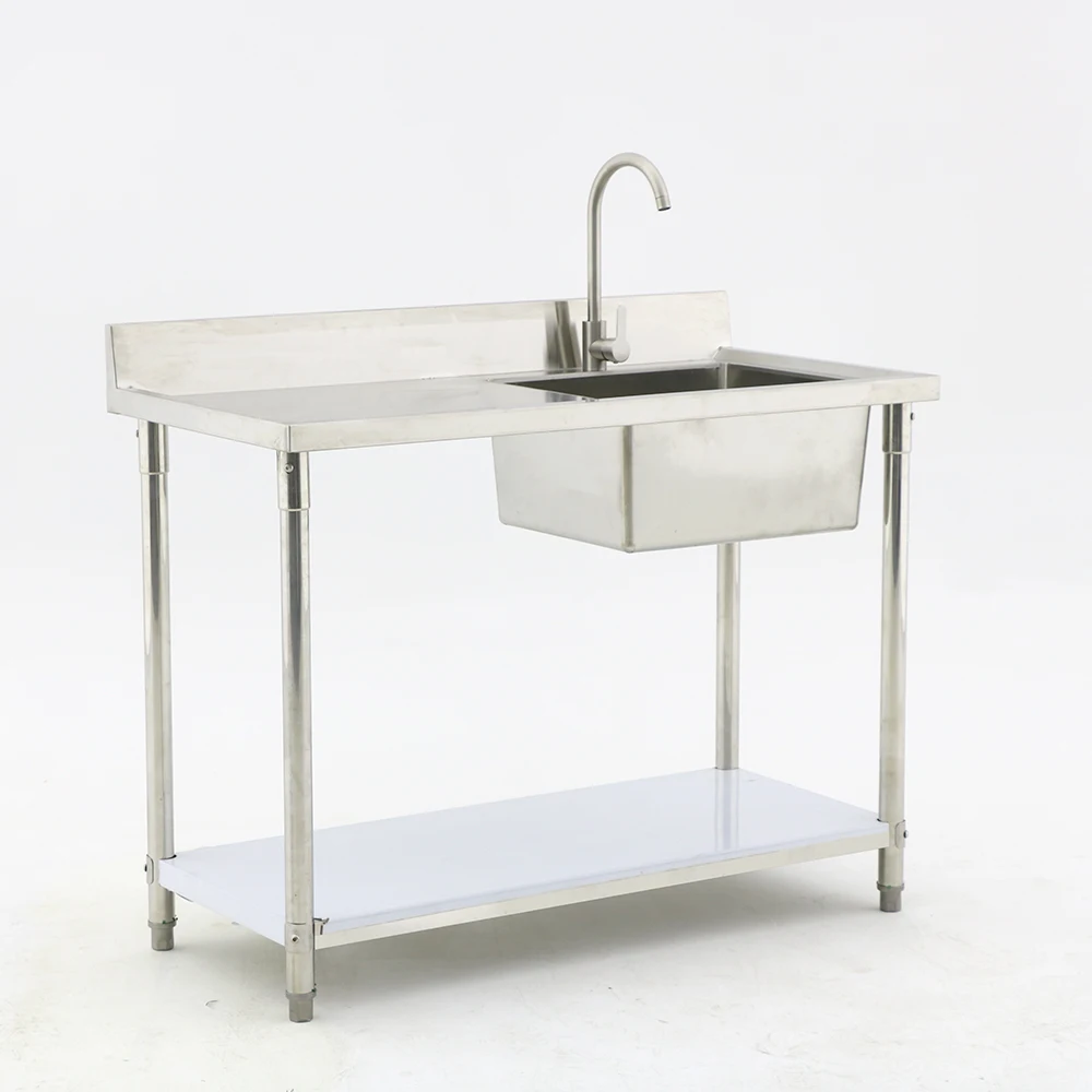 Commercial Kitchen Use Stainless Steel Sinks Outdoor Stainless Steel