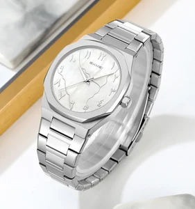 SKMEI 9391 New Arabic Men's Quartz Watch Luxury Wrist Fashion Watches Waterproof Business Stainless Steel Wristwatches