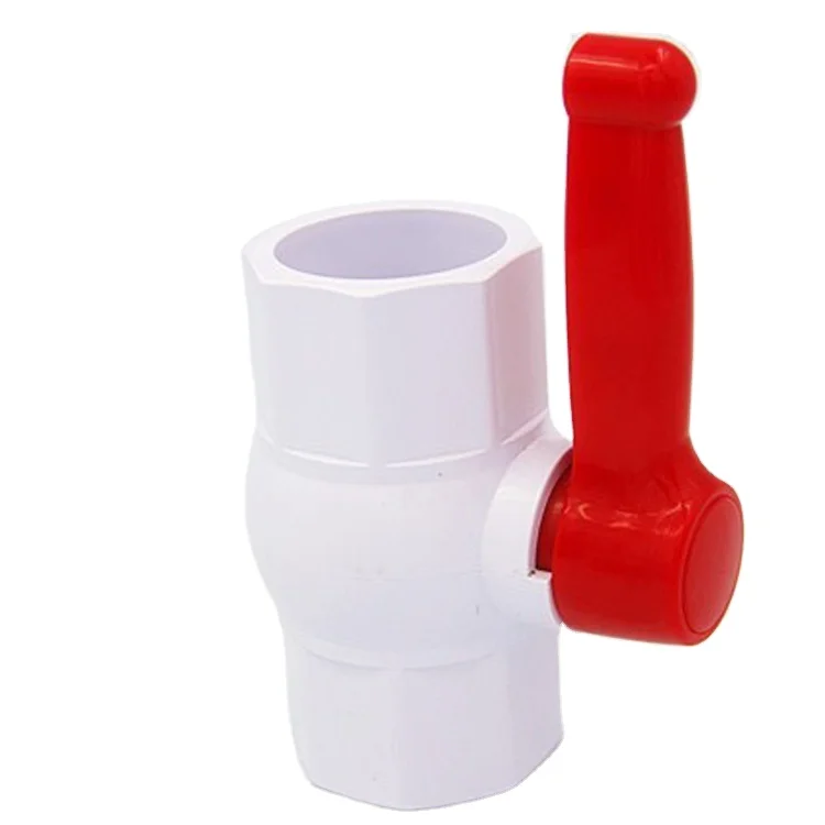 PVC octangonal thread 2 inch ball valve single hand