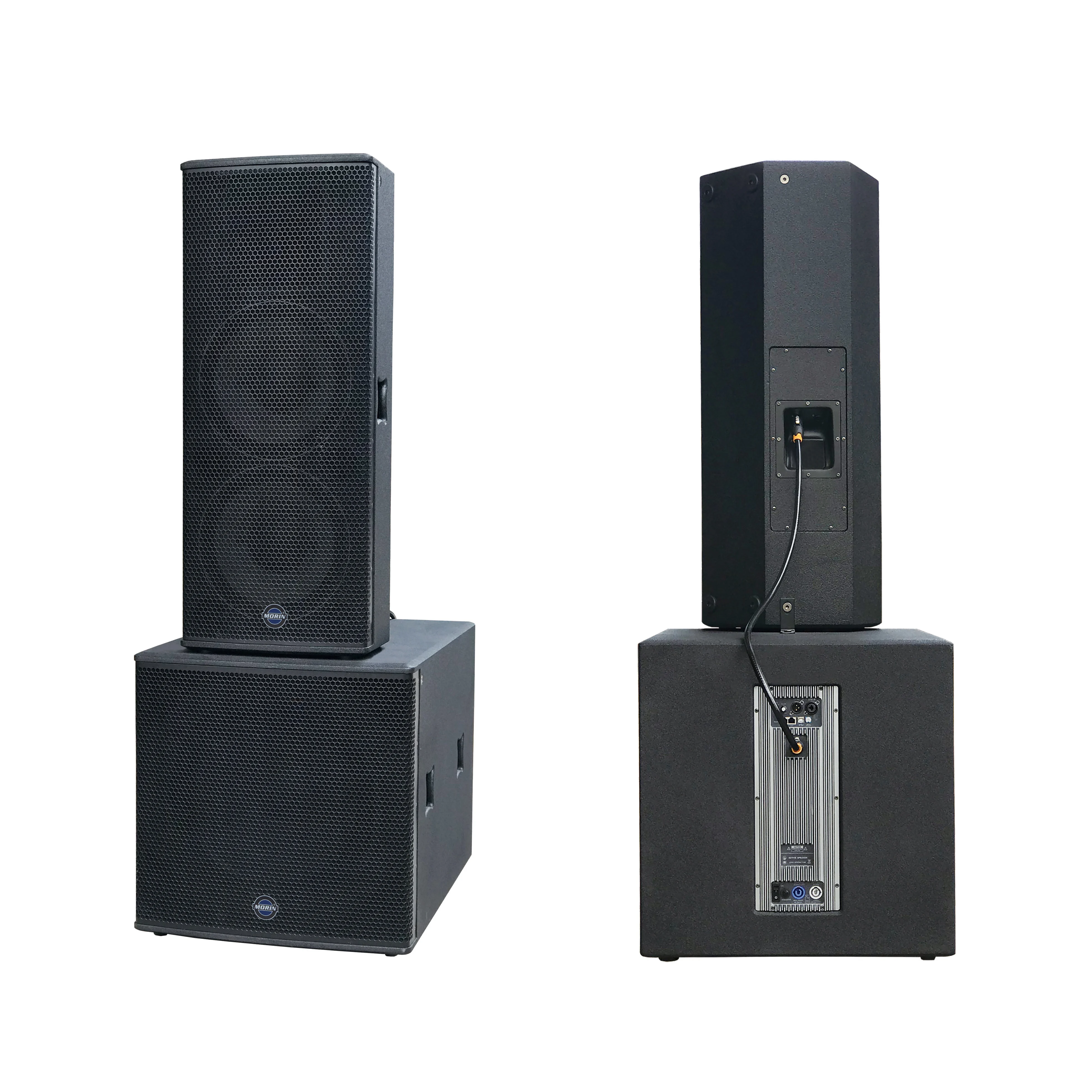 Outdoor Active PA Speaker System with DSP, Portable and Powerful