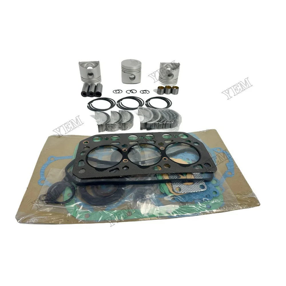 Engine Rebuilding Kit With Cylinder Gasket Set Piston Rings Bearings for Mitsubishi K3E Engine Replacement Parts 2