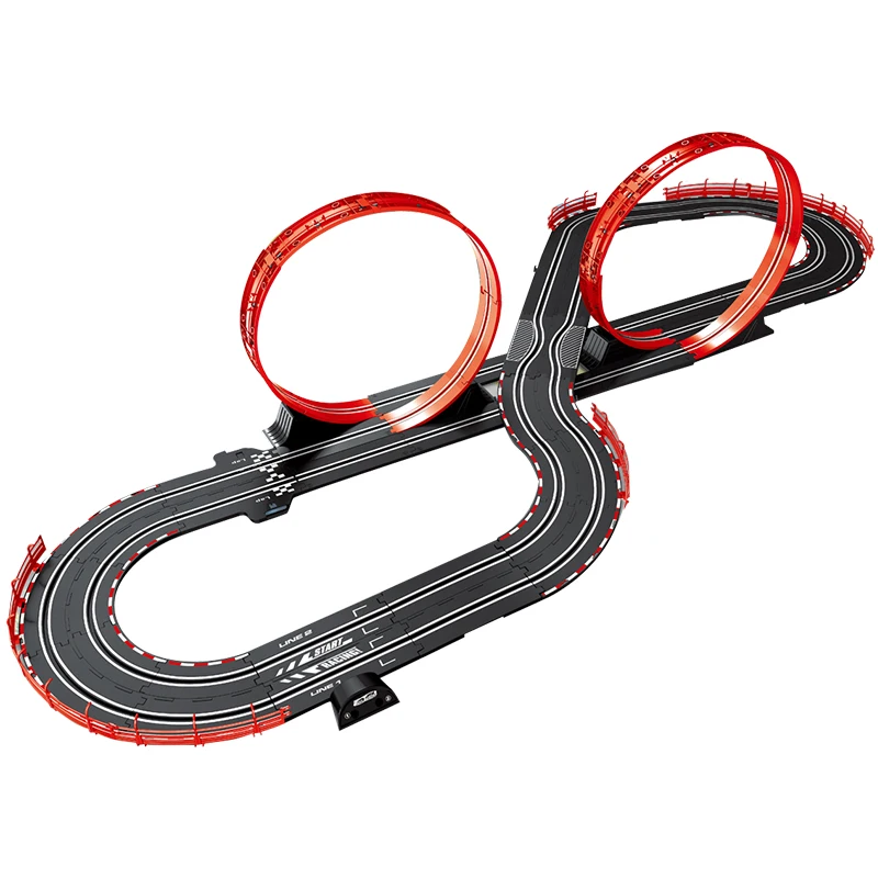 スケーレックストリック　スロットカー レール、コントローラ、電源セット Amazon | Scalextric Ginetta Racers 1:32 アナログスロットカー